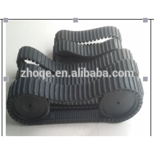 Factory Hot sale robot rubber tracks and wheels